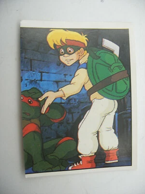 Stikers album Figurine PANINI 1990 immage TORTUES NINJA TURTLES Vignette n°131 - Photo 1/2