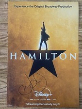 Leslie Odom Jr Autographed 12x18 Hamilton Photo Aaron Burr