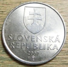 Slowakei 5 Kronen 2007