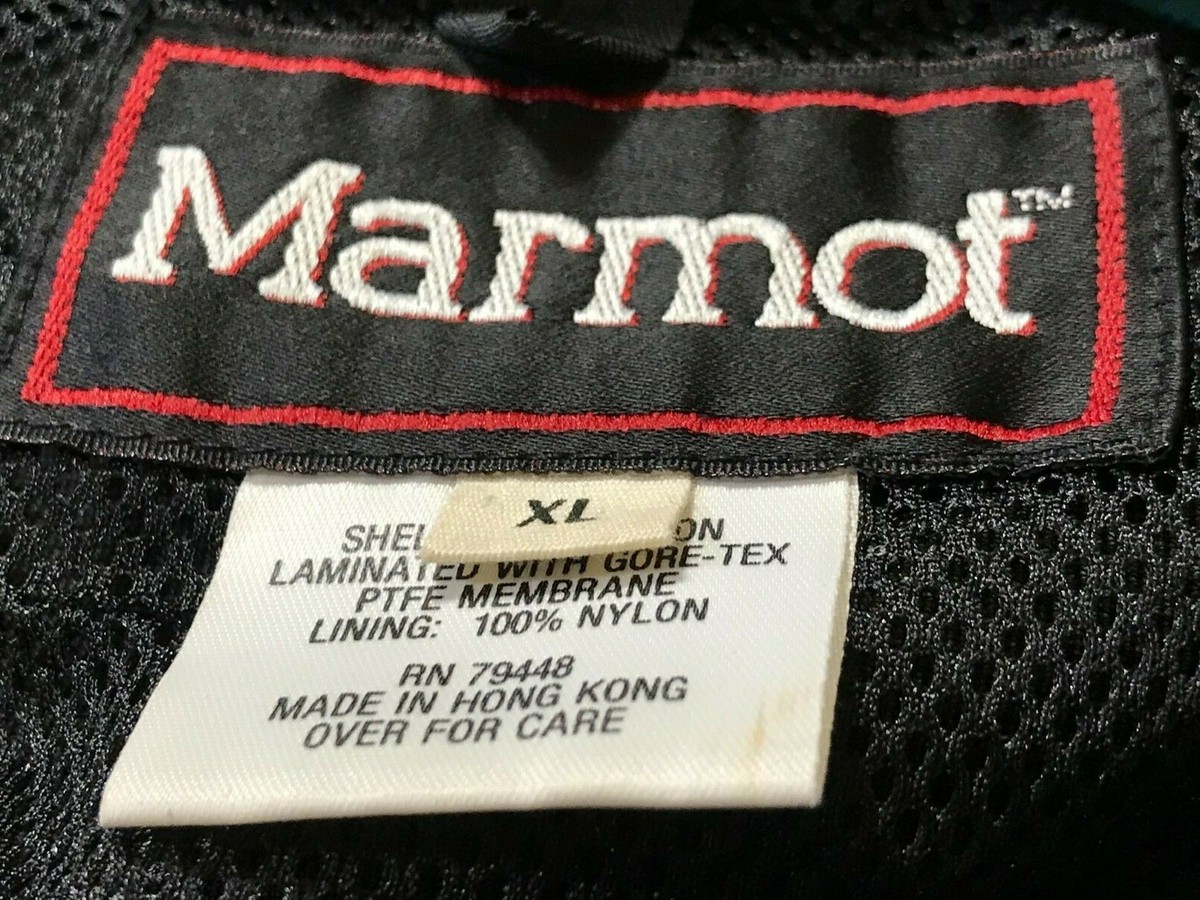 80s ヴィンテージ マーモット オールウェザージャケット VTG 90s MARMOT Yellow Orange Nylon Hooded Shell Hiking