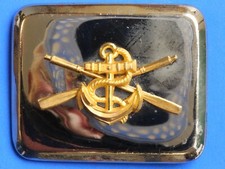 Rowing Club belt buckle, Anchor & Crossed Oars 2¼ x 1¾ inches   ***[26817]