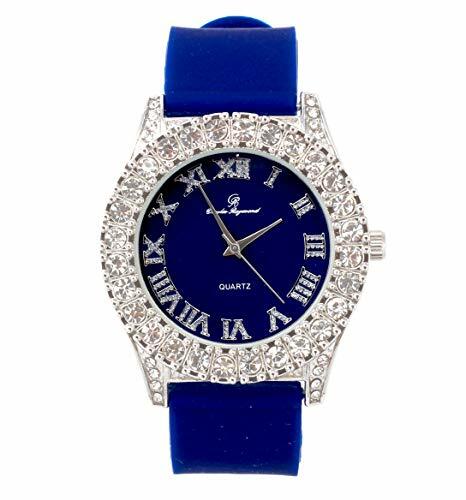 Reloj de goma para hombre Big Rocks con números romanos esfera colorida ST10327RN - Imagen 8 de 48