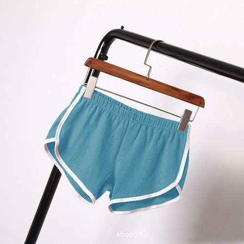 Women Casual Solid Summer Sports Shorts Workout Yoga Shorts Active Shorts - Picture 19 of 20
