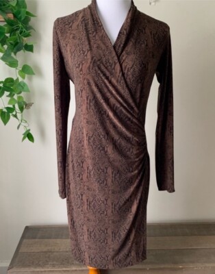 Norma Kamali Faux Wrap Dress