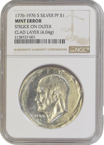 1976 - S Bicentennial Eisenhower Dollar Dcam Proof 40 Silver In Capsule Lz - Foto 8