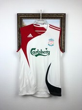 Vintage Adidas Liverpool Football Shirt Soccer Train Vest Jersey Mens Rare Sz L