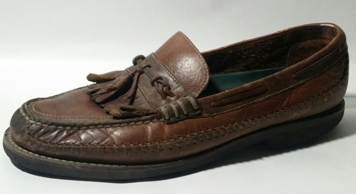 H.S. Trask Brown Leather Men’s Tassel Loafers Men main image 2