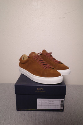 New in Box Men s Zespa ZSP4 US 8 UK 7.5 EU 41 Suede Sneakers Brown