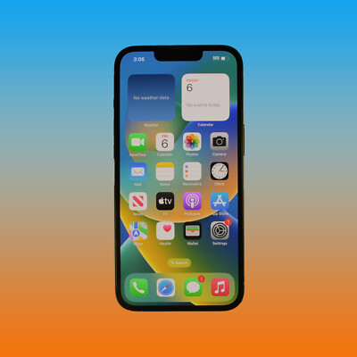 Good - Apple iPhone 14 128GB - Midnight (AT&T ONLY - CAN'T UNLOCK) Free Shipping