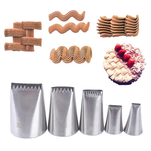 Cream Icing Tip Tulip Icing Frosting Nozzles Braided Decorating Nozzles Cake ...