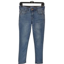 Democracy Women's Ab Solution Blue Ankle Skimmer Jeans B1176KEVO Size 4