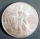 1 American Eagle 2007 Silver .999 One Ounce Coin