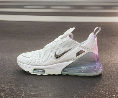 Men s Nike Air Max 270 Premium Shoes-White/Metallic Silver/Off White