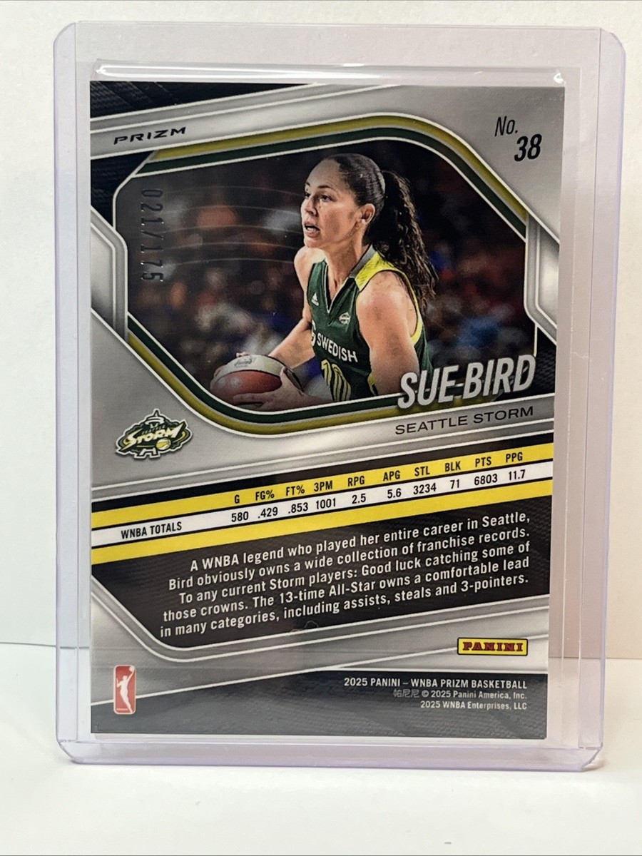 2025 Prizm WNBA Sue Bird Pink Prizm #/175 Storm | eBay