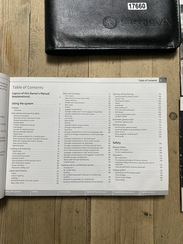 09-13 SKODA YETI OWNERS HANDBOOK MANUAL + NAVI & WALLET Print 2011 Ref17660 - Picture 5 of 20