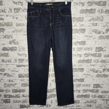 Democracy ab technology jeans Blue Cropped Tapered Slimming Women's 8