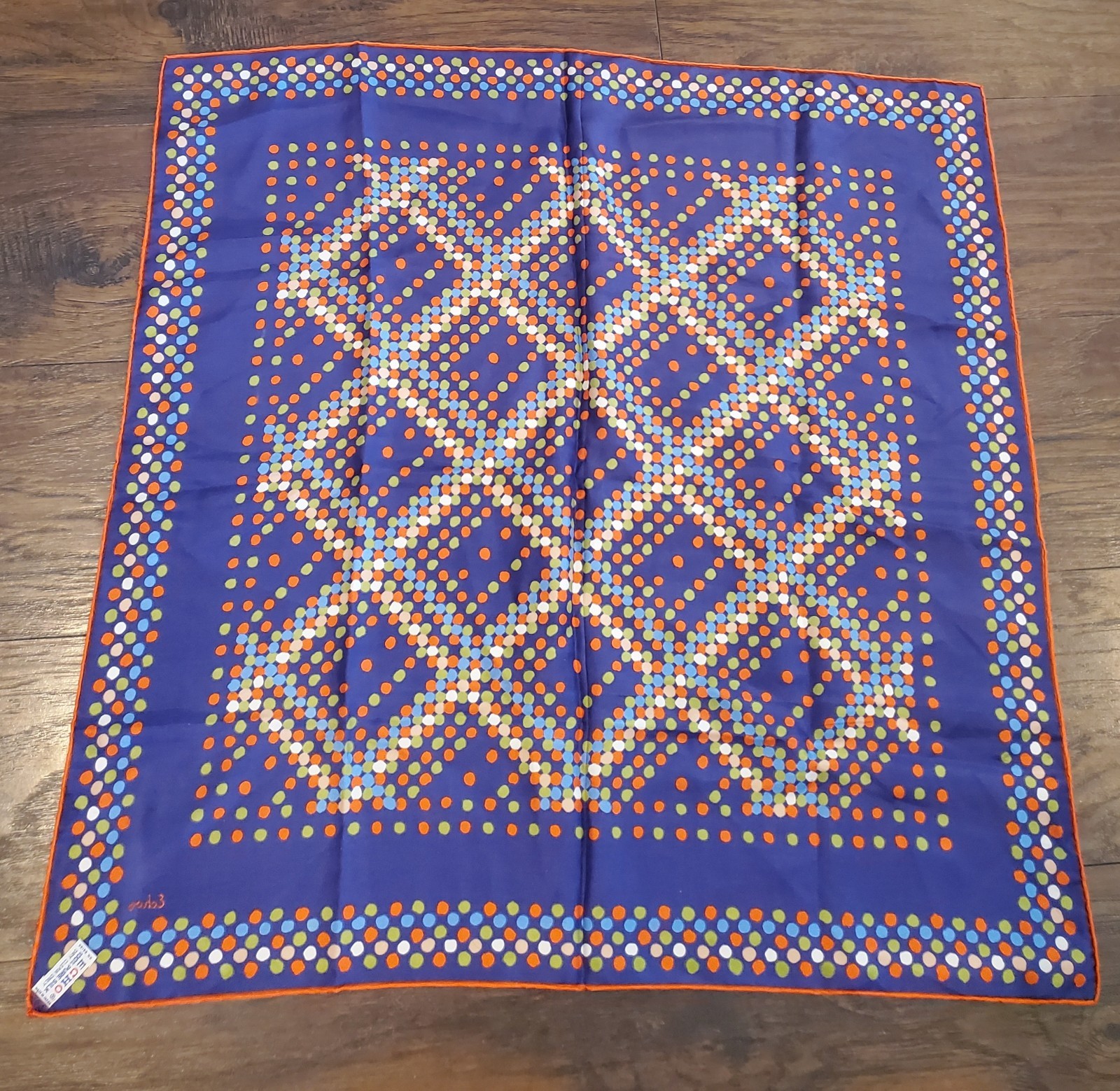 ECHO Polka Dot Geometric Retro Square Pattern 100… - image 5