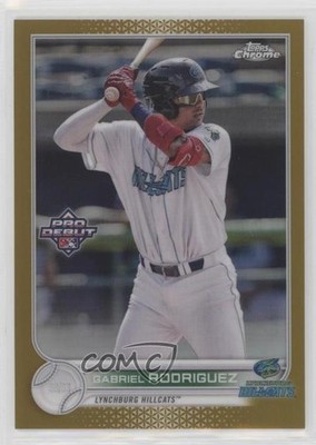 2022 Topps Pro Debut Chrome Gold Refractor 1/50 Gabriel Rodriguez #PDC-143 0r2f