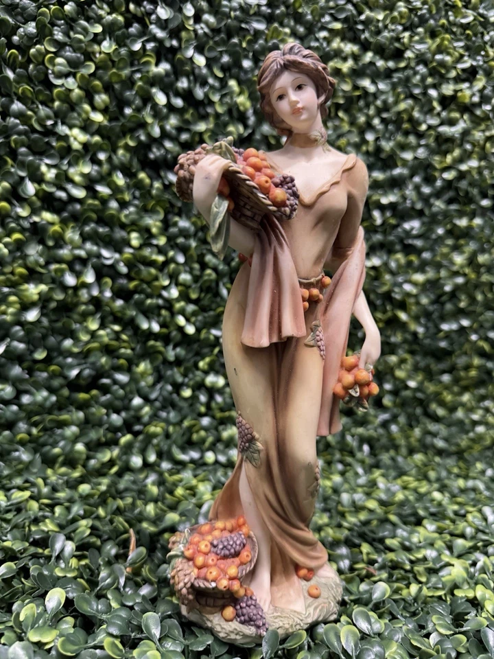 Винтажный 2004 леди осень #12233-04 фрукты дома интерьеры и дизайн 3,25 «W основание x 10» H - Изображение 4 из 4