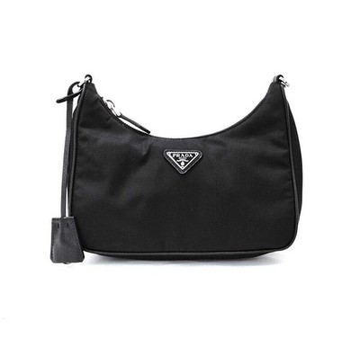 Prada Re Nylon Chain Strap Hobo Bag 1BH204 6990272370 57005765