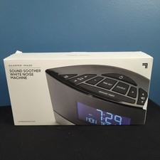Sharper Image Sound Soother White Noise Machine  Radio Alarm Clock