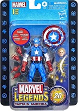 SHIPS FAST  Marvel Legends 20th Anniversary Series 1 Captain America Figure NEW