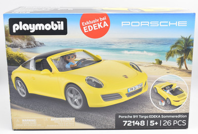 Playmobil 72148 Porsche 911 Targa yellow. Edeka Edition. 26 pc. sealed. New
