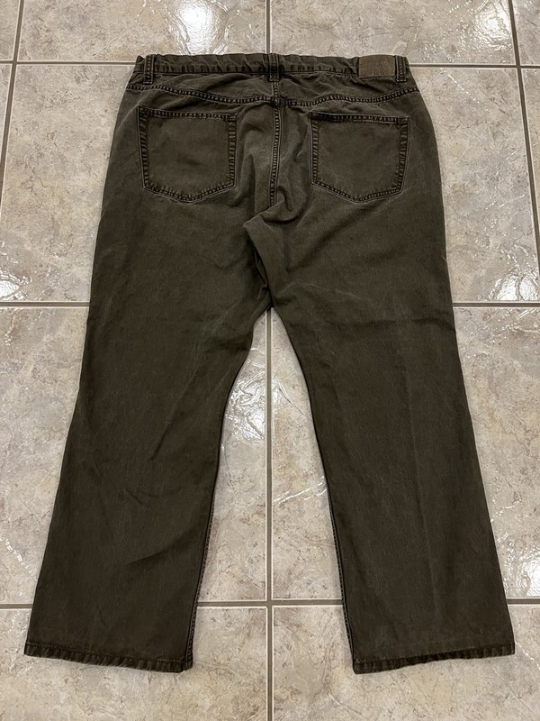 Dockers D3 Classic Fit Pants Mens 40X30 Brown Cotton Flat Front Trousers GREAT