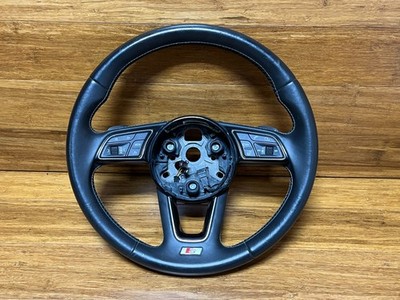 2018-2019 Audi S5 S-Line Steering Wheel 3-Spoke Leather 8W0419091DJ OEM *NOTE*