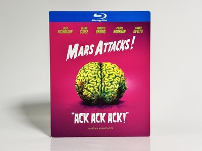Mars Attacks! (1996) Blu-ray Walmart Exclusive Slipcover VERY GOOD