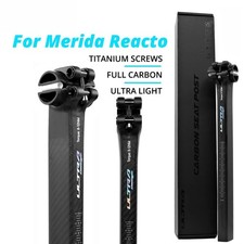 Reggisella Ultraleggero Bici da Strada Carbonio 5mm Offset 260/310/360mm Tubo Sedile Opaco