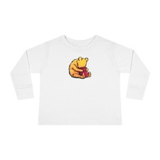 Winnie the Pooh Pot Honey Classic Book Retro Bear Long Sleeve Toddler T-Shirt