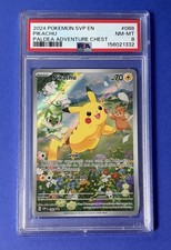 2024 Pokémon SVP EN Pikachu Paldea Adventure Chest #088 PSA 8 NM-MT