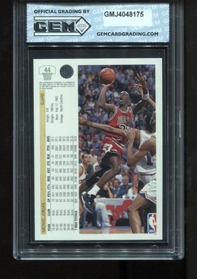 Michael Jordan 1994-95 UD He's Back #44 1991-92 Upper Deck NBA