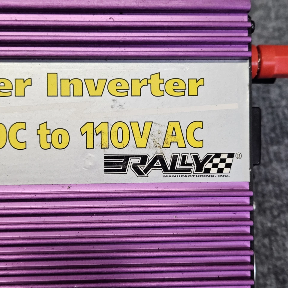 Vintage Rally 600 Watt Power Inverter Used Tested WORKS - Image 3 of 4