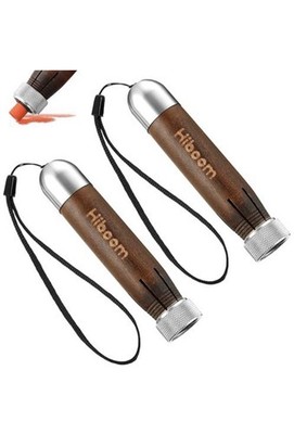 Hiboom Crayon Holders - 2 Pack - 1/2'' round or Hexagonal Marking Crayons, Wood