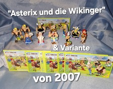 Ü- Ei Serie, Komplettsatz "Asterix und die Wikinger" von 2007 mit Variante 