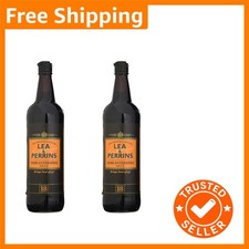Pack of 2 - Lea and Perrins 568ml Worcestershire Sauce for Culinary Excellence