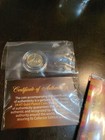 Lot Of Two 1943 STEEL Wartime Wheat Pennies, BOTH ARE 24K GOLD PLATED!! WITH COA — photo 5