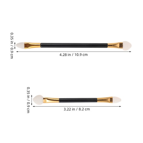 24 Pcs Double Sided Eyeshadow Brush Dual Ended Sponge Double-ended Makeup - Picture 8 of 12