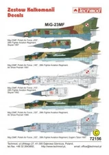 Techmod 72156 MiG-23MF Flogger Polish AF 1/72 scale decals