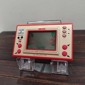 Nintendo Game and Watch Mickey Mouse Egg Handheld Wide Screen MC-25 1981 Tested
