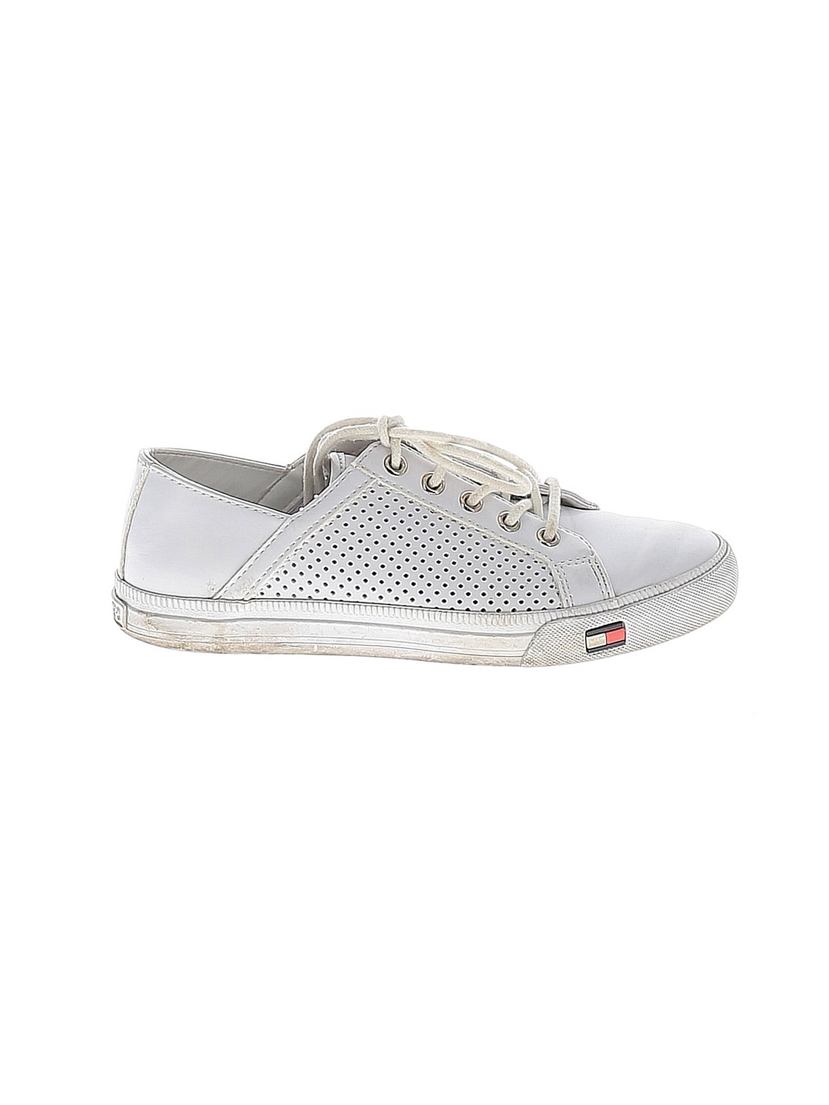 Tommy Hilfiger Women White Sneakers US 5.5
