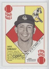 2015 Topps Heritage '51 Carlos Gonzalez #40 0l2