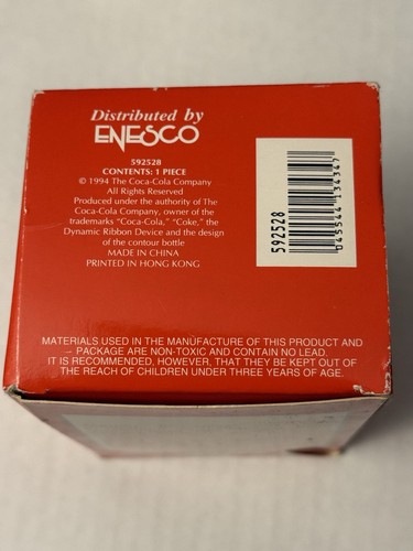 1996 Coca Cola Holiday Ornament Enesco Vintage Coke Delivery Truck Christmas HW3 - Picture 4 of 7