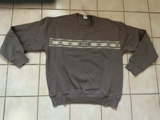 Victoria's Secret Pink Ivy Fleece Crew Sweatshirt Sz M Iced Coffee Brown NWT 