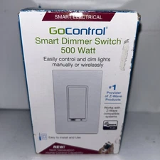 GoControl Smart Dimmer WD500Z5-1  Z-Wave 500 Watt Wall Switch