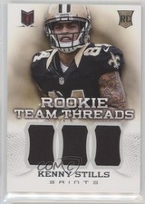 2013 Panini Momentum Rookie Team Threads Triple Materials /299 Kenny Stills 0f6