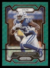 Shaquille Leonard 2023 Panini Prizm #131 Green Wave Indianapolis Colts