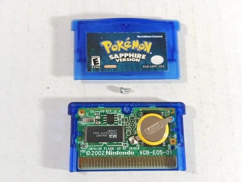 Pokemon Sapphire Authentic New Battery Saves Tested Nintendo GameBoy Advance GBA